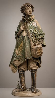Contemporary Sculptural Ceramic Art Style character design example