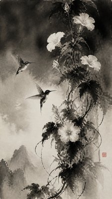 Traditional Chinese Landscape Art Style phone case design example