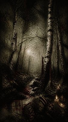 Gothic Horror Art wall art print example