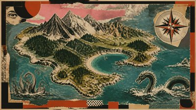 Appropriation Art Style fantasy map example