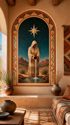 Southwestern Interior Design tarot card example