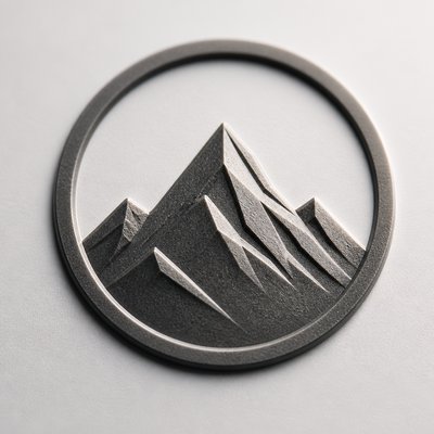 Hyperrealistic Portrait Art Style logo concept example
