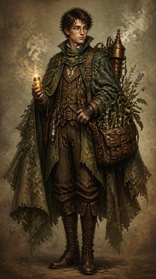 Steampunk Fantasy Art character design