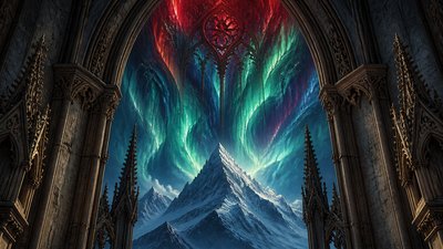 Gothic Architecture Art banner example