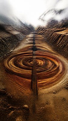 Land Art Style book cover example