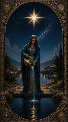 Realistic Landscape Art Style tarot card example