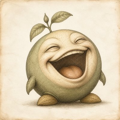 Traditional Botanical Still Life Art Style Twitch emote example