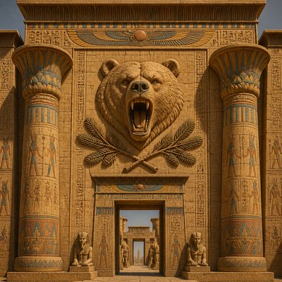 Ancient Egyptian Architecture t-shirt design example