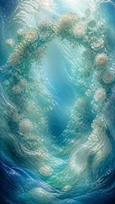 Ocean Nature Art wedding invitation example