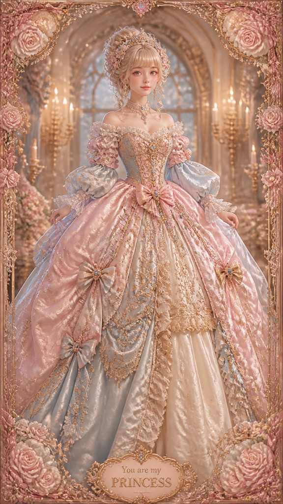 full-length portrait of an elegant figure — Princesscore Aesthetic