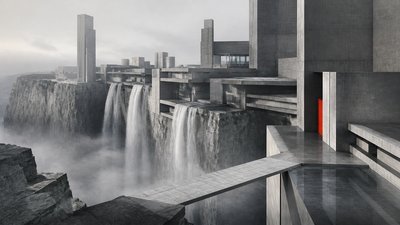 Minimalist Modern Art Style concept art example