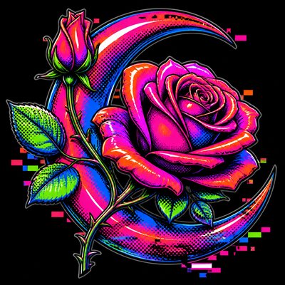 Neo-Pop Art Style tattoo design example