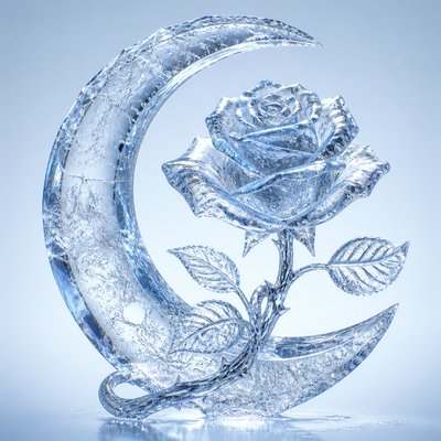 Ice Sculpture Art Style tattoo design example