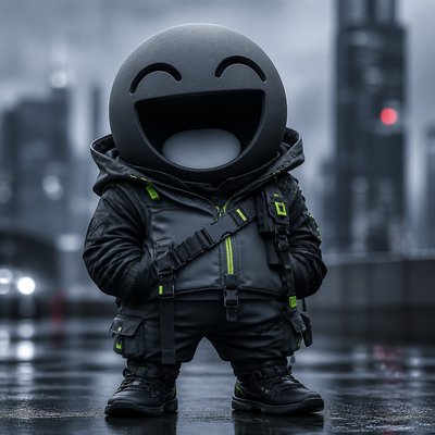 Techwear Fashion Twitch emote example