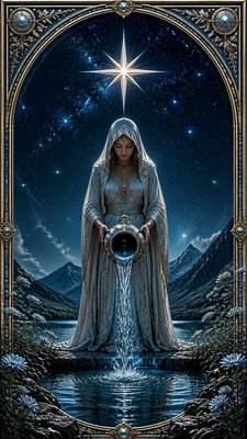 Hyperrealism Art Style tarot card example