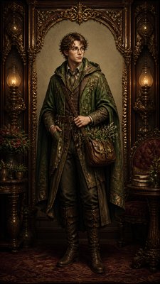 Victorian Furniture Art character design example