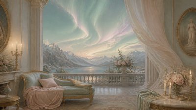Regencycore Aesthetic banner example