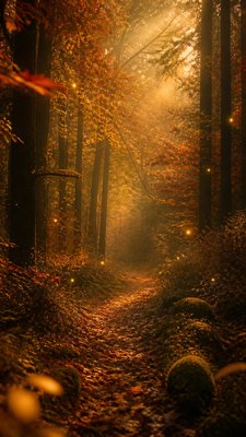 Autumncore Aesthetic book cover example