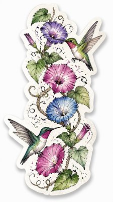 Hand-Drawn Sticker Design phone case design example
