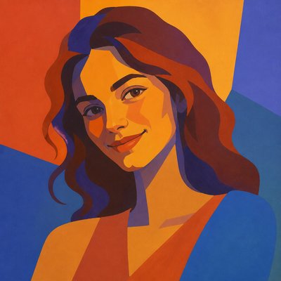 Color Field Abstract Art Style profile picture example
