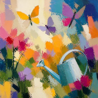 Abstract Art Style coloring page example