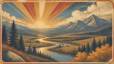 Americana Aesthetic desktop wallpaper example