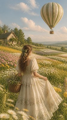 Cottagecore Fashion Style greeting card example