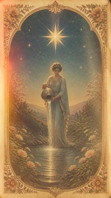 Nostalgiacore Aesthetic tarot card example