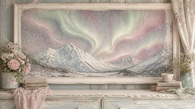 Shabby Chic Interior Design banner example