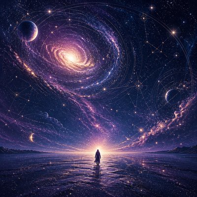 Spacecore Aesthetic album cover example