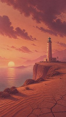 Desertwave Aesthetic poster example