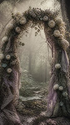 Fairy Grunge Aesthetic wedding invitation example