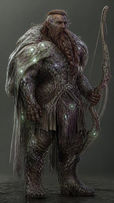 Biopunk Sci-Fi Art tabletop character portrait example