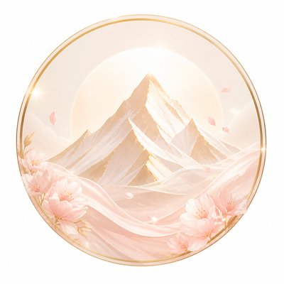 Light Feminine Aesthetic logo concept example