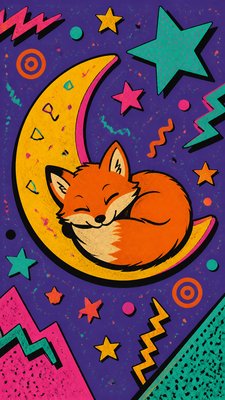 90s Retro Aesthetic baby announcement example