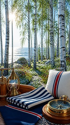 Nautical Aesthetic wall art print example