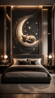 Contemporary Luxe Interior Design baby announcement example