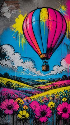 Street Art Style greeting card example