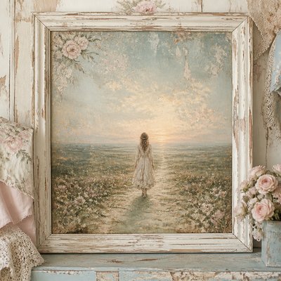 Shabby Chic Interior Design album cover example