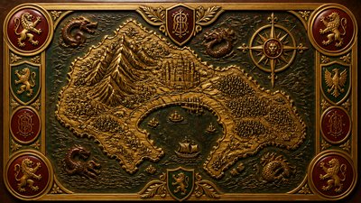 Signet & Heraldic Jewelry Design fantasy map example