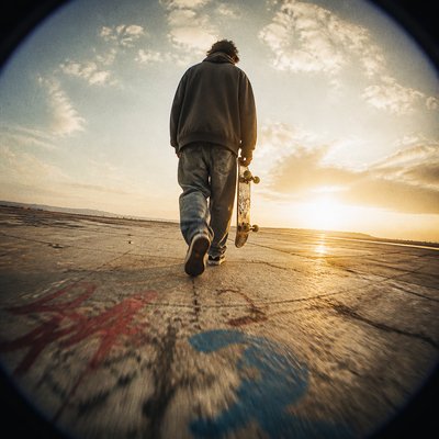 Skater Aesthetic album cover example