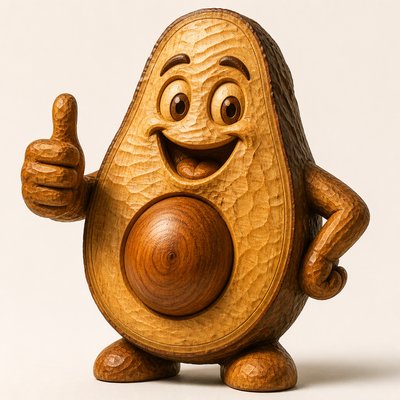 Wood Carving Sculpture Art Style sticker example