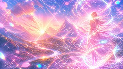 Magical Girl Transformation Sequence desktop wallpaper example