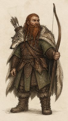 Hand-Drawn Icon Design tabletop character portrait example