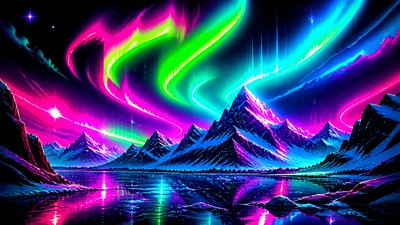 Neon Pop Art Style banner