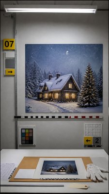 Institutional Critique Conceptual Art Style Christmas card example