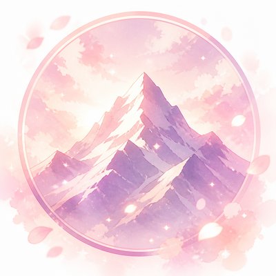 Shoujo Romance Anime Art Style logo concept example