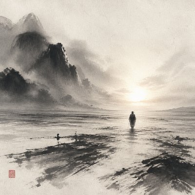 Traditional Chinese Landscape Art Style album cover example