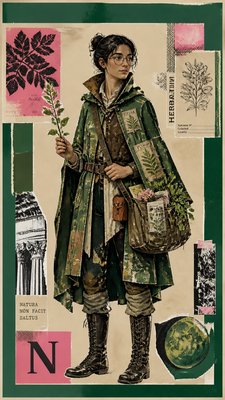 Appropriation Art Style character design example