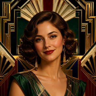 Art Deco Style profile picture example